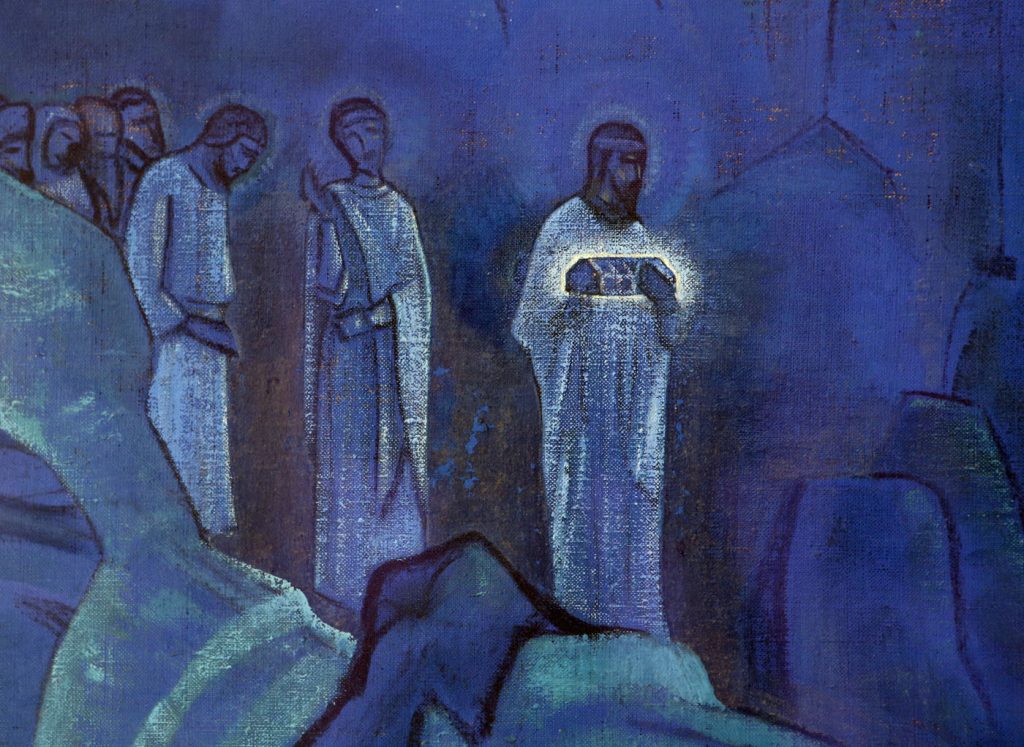 Roerich - Burning of Darkness 1924 - Detail
